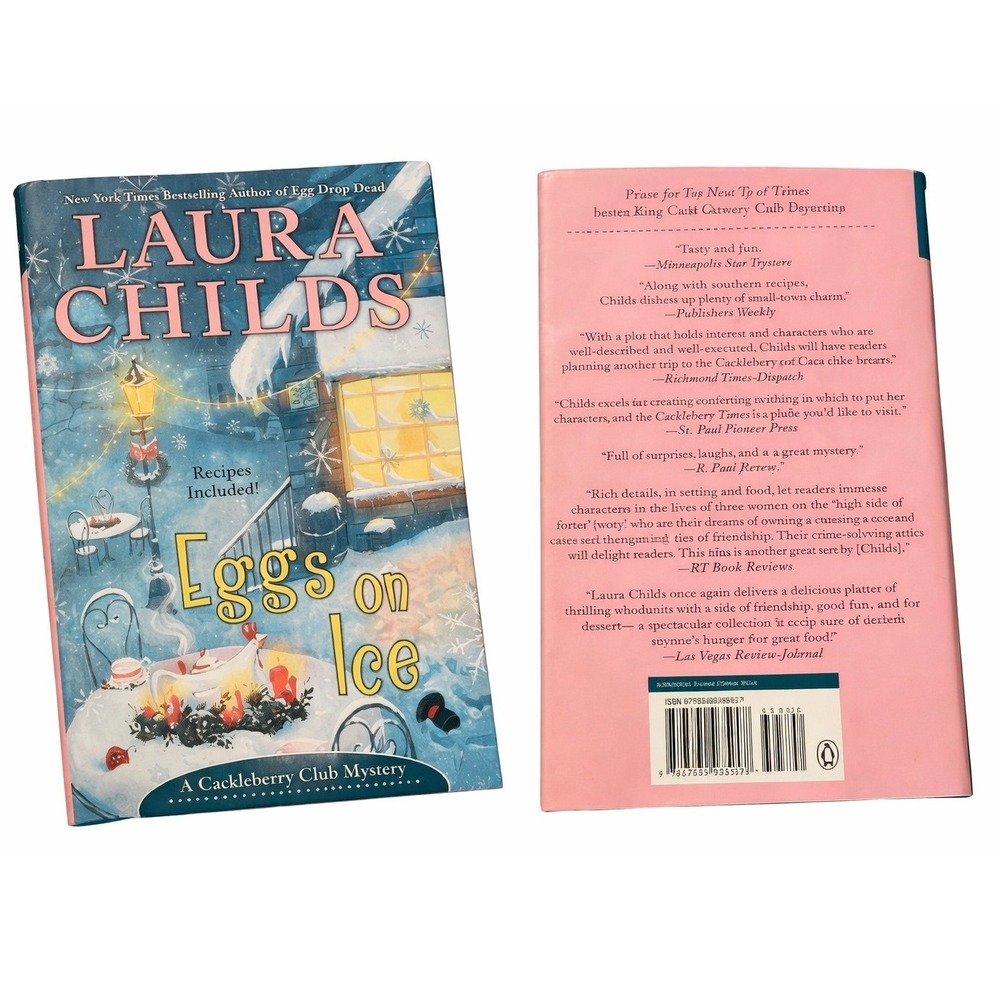 Eggs on Ice by‎ Laura Childs Cackleberry Club Mystery Book 8 Hardback